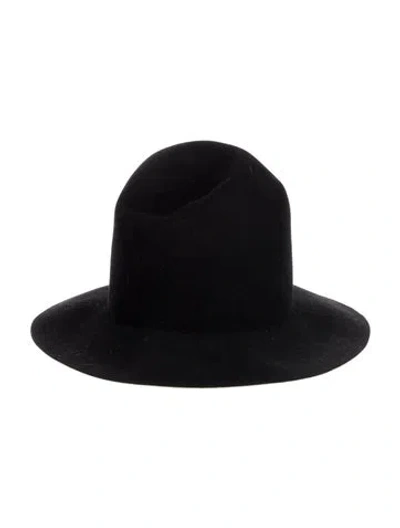 Pre-owned Gucci Black Felt Hat