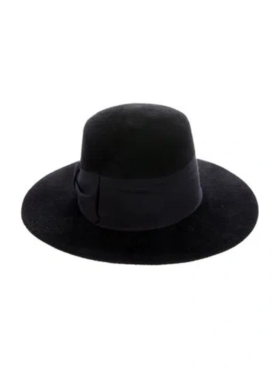 Pre-owned Gucci Black Felt Wool Hat