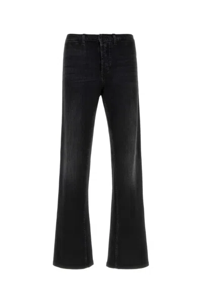 Gucci Black Flared Mid Rise Jeans