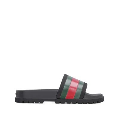 Gucci Black Flip-flops & Slides Men