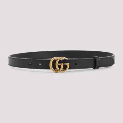Gucci Black Gg Buckle Belt