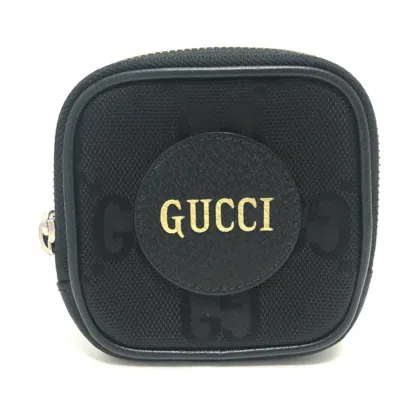Pre-owned Gucci Black Gg Canvas Coin Purse/coin Case ()