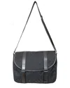 Gucci Black Gg Canvas Messenger Bag - '10s (authentic Pre-loved) In Black