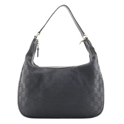 Pre-owned Gucci Black Gg Canvas Shoulder Bag ()