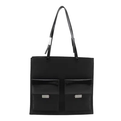 Pre-owned Gucci Black Gg Canvas Tote Bag ()