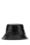 Gucci Black Gg Crystal Bucket Hat In Blk