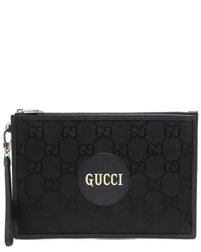 Gucci Black Gg Econyl Off The Grid Long Pouch (authentic Pre-loved)