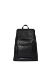 Gucci Medium Gg Emblem Backpack In Black