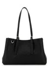 Gucci Women Gg Emblem Leather Shoulder Bag In Black