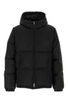 Gucci Down Jacket With Hood And Elastic Cuffs In Black
