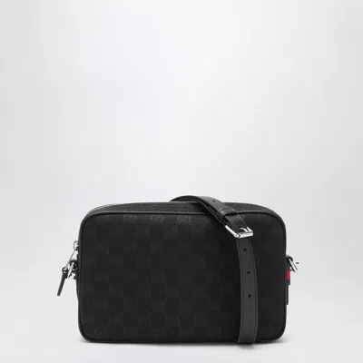 Gucci Black Gg Fabric Shoulder Bag
