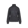 Gucci Black Gg Fullzip Sweatshirt In Gray