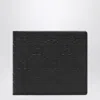 Gucci Imprint Textured Leather Bi-fold Wallet In Black