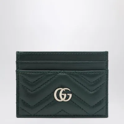 Gucci Black Gg Marmont Card Holder Women