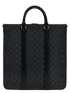 Gucci Black Gg Medium Shopper In Black