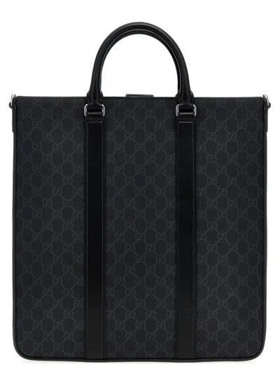 Gucci Black Gg Medium Shopper