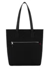Gucci Borsa Tote Media In Canvas Gg In Black
