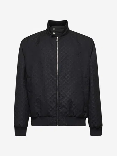 GUCCI BLACK GG RIPSTOP JACKET