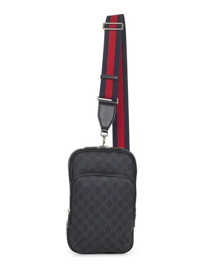 Gucci Black Gg Small Slingbag