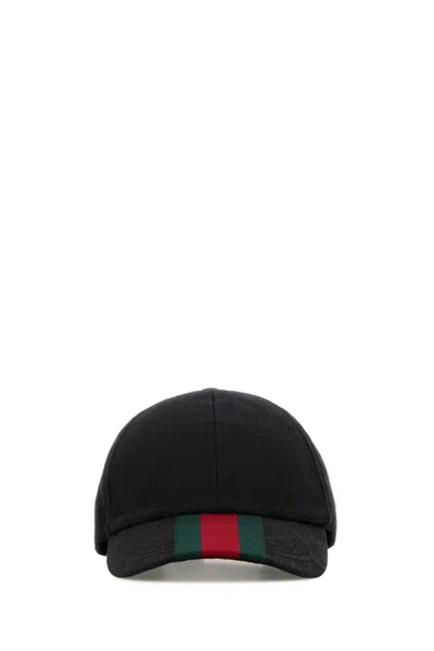 Gucci Black Gg Supreme Baseball Cap