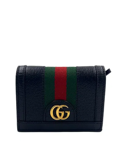 Gucci Black Gg Supreme Canvas Ophidia Bifold Wallet (authentic Pre-loved)
