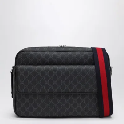 Gucci Black Gg Supreme Fabric Shoulder Bag Men