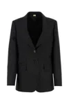 GUCCI BLACK GG WOOL BLAZER