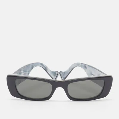 Pre-owned Gucci Black Gg0516s Interlocking G Frame Rectangle Sunglasses