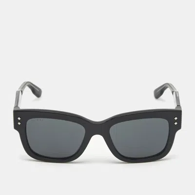 Pre-owned Gucci Black Gg1217s Square Sunglasses