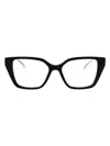 Gucci Black-gold-transparent Recycled Acetate Glasses In Black