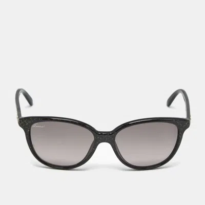Pre-owned Gucci Black Gradient Gg 3633/s Glitter Frame Square Sunglasses