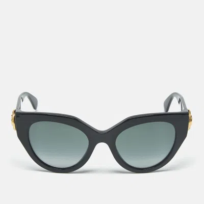 Pre-owned Gucci Black Gradient Gg1408s Cat Eye Sunglasses