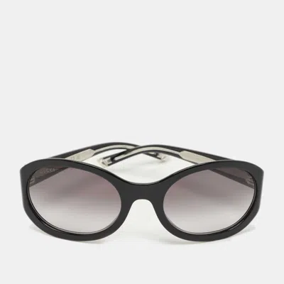 Pre-owned Gucci Black Gradient Gg2012s Oval Sunglasses