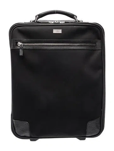 Pre-owned Gucci Black  Carry On Suitcase