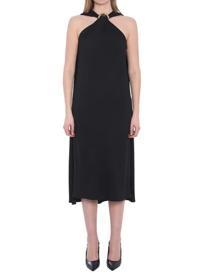 Gucci Black Halter Neck Midi Dress