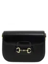 Gucci Black Horsebit 1955 Small Crossbody Bag In Black