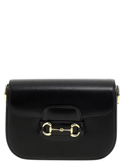 Gucci Black Horsebit 1955 Small Crossbody Bag