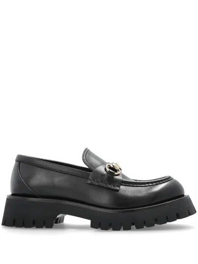Gucci Black Horsebit Loafers