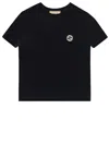 GUCCI BLACK INTERLOCKING G SHORT-SLEEVED T-SHIRT FOR WOMEN