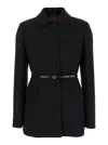 Gucci Wool Crêpe Jacket In Multicolor