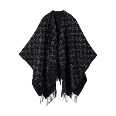 Gucci Black Jackets - Capes & Ponchos Women