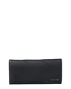Gucci Black Lambskin Leather Gg Wallet (authentic Pre-loved)