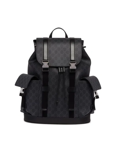 Gucci Black Large Gg Backpack