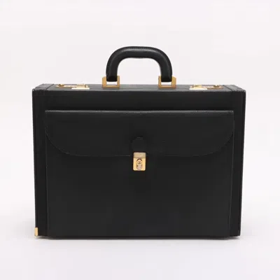 Pre-owned Gucci Black Leather Attaché Case ()