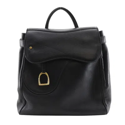 Pre-owned Gucci Black Leather Backpack ()