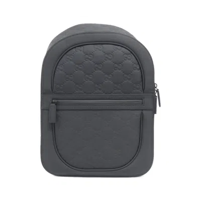 Pre-owned Gucci Black Leather Backpack ()