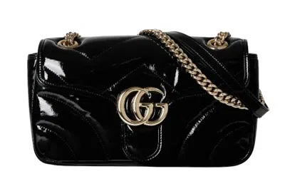 GUCCI GUCCI BLACK LEATHER BAGS