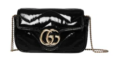 Gucci Black Leather Bags