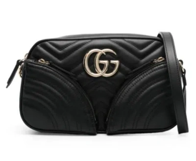 Gucci Black Leather Bags
