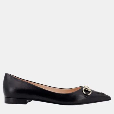 Pre-owned Gucci Black Ballerinas 36